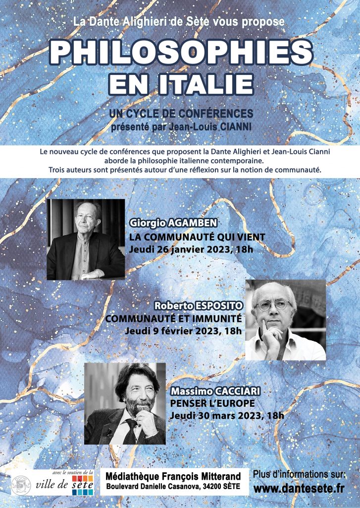 Cycle de conférences: Philosophies en Italie