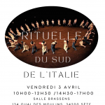 Vendredi 3 avril 2026 – Stages de Tarentelle dans le cadre d' »Escale à Sète »